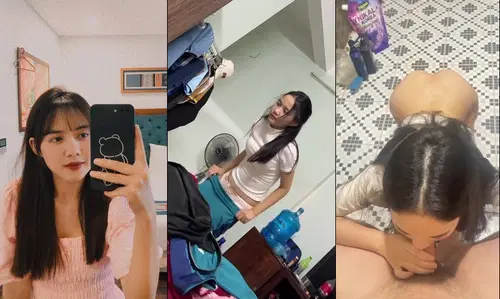Bé sinh viên bướm hồng hào anh hành hạ từ phòng tắm tới tận giường ngủ